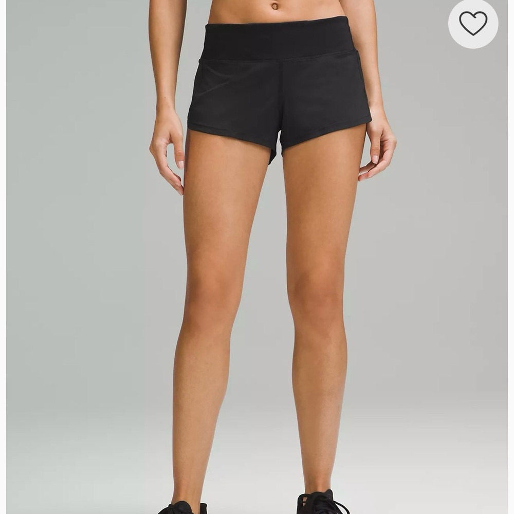 LuluLemon Speed Up Low Rise Lined Short 2.5”